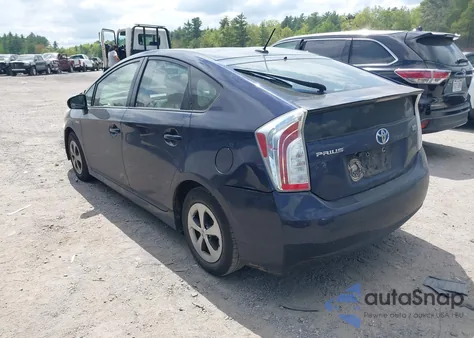 2012 Toyota Prius Three from USA, damaged, VIN JTDKN3DU3C0336870